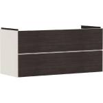Hansgrohe Xevolos E - Шкафче за умивалник 118x58x48 см, 2 чекмеджета, матово бежово/тъмен дъб 54185730 (54185730)