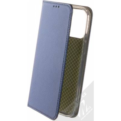 Pouzdro 1Mcz Magnet Book Apple iPhone 14 Pro Max tmavě modré