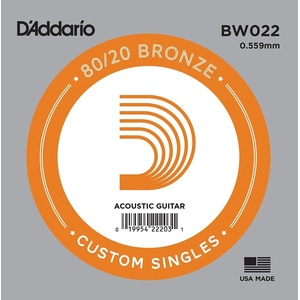 D'Addario BW022 Единична струна за китара (BW022)