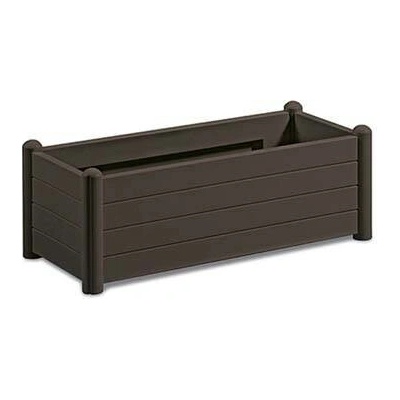 STEFANPLAST GARDEN Obdĺžnikový kvetináč Italia 100x43x35cm - farba Moka