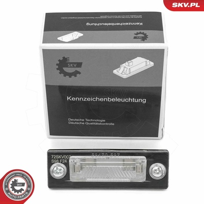 Osvetlenie poznávacej značky ESEN SKV 72SKV007