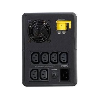 APC Easy UPS BVX Series BVX2200LI - UPS - AC 220-240 V - 1200 Watt - 2200 VA - 9 Ah - output connectors: 6 - black