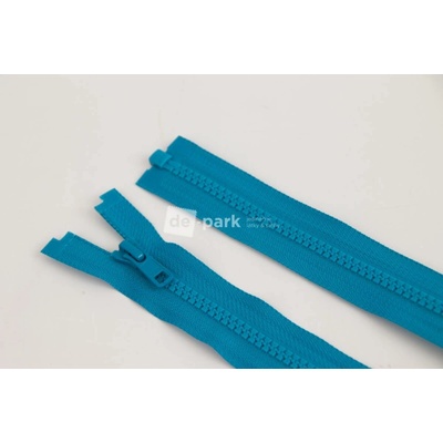 de-park Zip YKK - 65cm - dělitelný - tyrkysová - 659