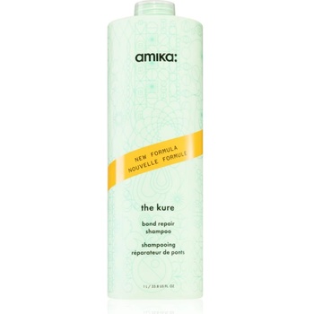 amika The Kure дълбоко регенериращ шампоан за суха и увредена коса с протеини 1000ml