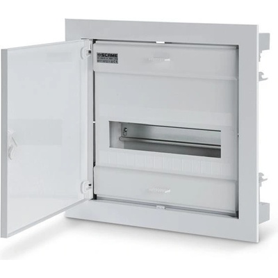 Scame Табло за СКРИТ монтаж 12+2 DIN модула с метална плътна врата 343x368x90 - 677.1012. 1 (677.1012.1)