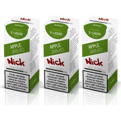 Nick APPLE 10 ml 16 mg 3 ks