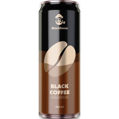 Captain Blackbean Black Coffee 250 ml