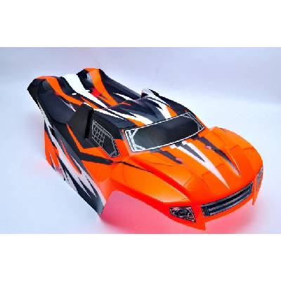 HOBAO Hyper SST Printed Body(Orange) Купе за Тръги Хобао 1/8 (H92008)