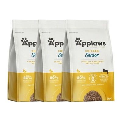 APPLAWS Cat Senior Chicken 3 x 2 kg