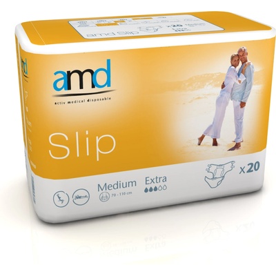 AMD Slip Extra inkontinenčné plienky M 20 ks