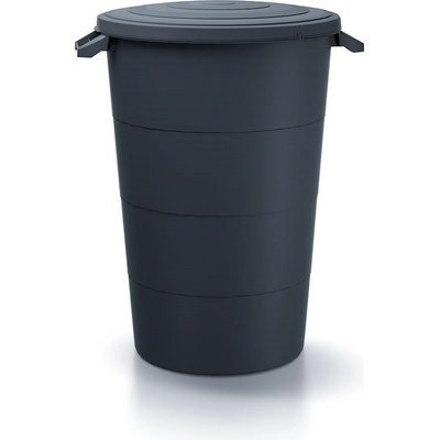 Prosperplast Nádoba plastová s úchyty Smooth antracit 160 l IDSM160U-S433
