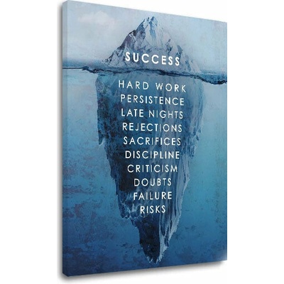 Motivačný obraz na stenu o úspechu_003 - 20x30 cm