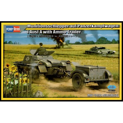 Hobby Boss Panzerkampf Munitionsschlepper auf wagen I Ausf.A with Ammo Trailer 1:35