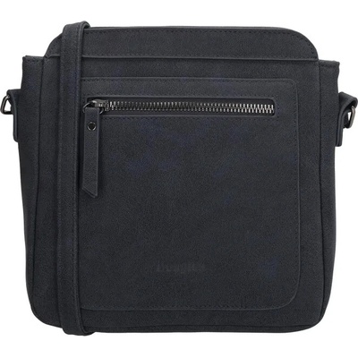 Čierna prešívaná crossbody kabelka „Diadem”