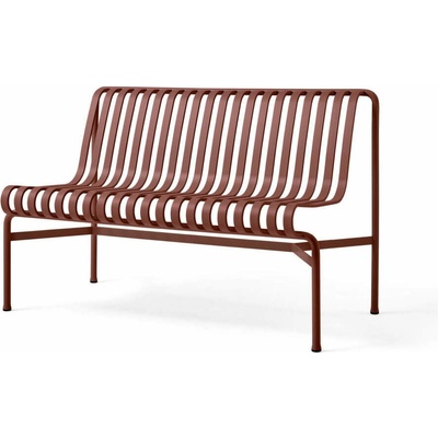 HAY Palissade Dining Bench without Armrest iron red