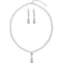 Swarovski Elements súprava 39121.1 biela