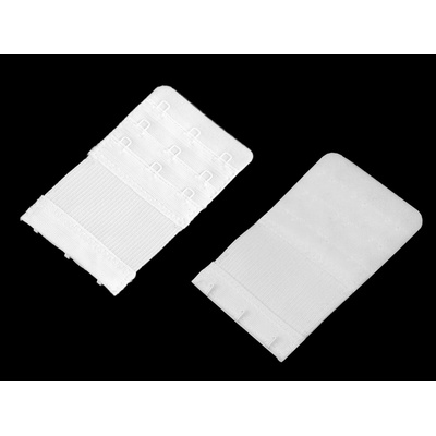 Prodloužení obvodu podprsenky šíře 55 mm trojřadé - bílá – Sleviste.cz