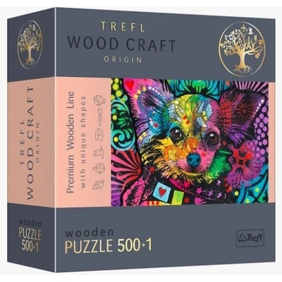 TREFL Wood Craft Origin Barevné štěně 501 dielov