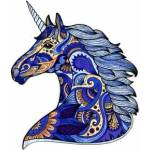 Recent Toys Wooden / colorful puzzle 185 pcs - Unicorn