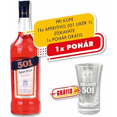 Aperitivo 501 11% 1 l (čistá fľaša)