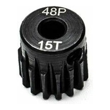 KONECT Ocelový motorový pastorek 15 zubů modul 48DP s 3,17 mm vrtáním