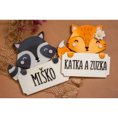 Menovka zvieratko Tvar menovka: Zajac