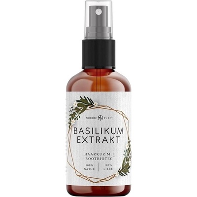 Nordic Pure Тоник против косопад с екстракт от босилек, 100 ml спрей (NP-Basilikumoel-10 NVS)