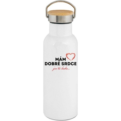 123TRIKO termoska Mám dobré srdce, jen ta huba ..., V4 500 ml narozeniny