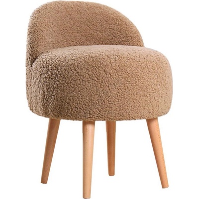 Asir Пуф miki, Ø 46 см, кафяв (as3017)