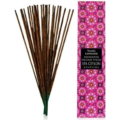 Spa ceylon ylang lavender Aromaveda Incense Sticks aromatické vonné tyčinky 30 ks
