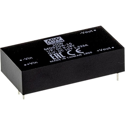 MEAN WELL MDS20C-05 DC / DC menič napätia 48 V 5 V 4 A 20 W Počet výstupov: 1 x