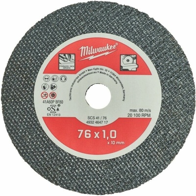 Milwaukee Řezný kotouč 76 mm 4932464717 5 ks