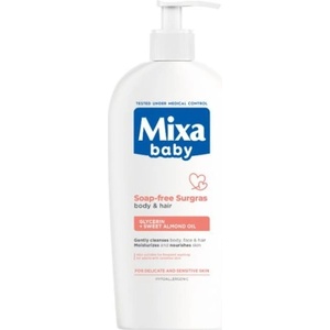 Mixa Baby Нежен гел за тяло и коса за бебета без сапун 400 мл