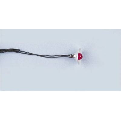 Graupner Žárovičky 4mm s kabelem červené 10 ks 353.3R