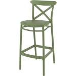 Bogdan Furniture Am Бар стол Крос маслено зелен