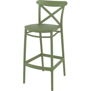 Bogdan Furniture Am Бар стол Крос маслено зелен