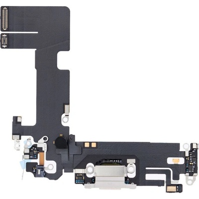 AppleKing nabíjací a audio flex konektor pre Apple iPhone 13 - biela
