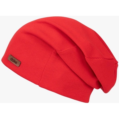Doke Detská Bavlnená čiapka organic rib red