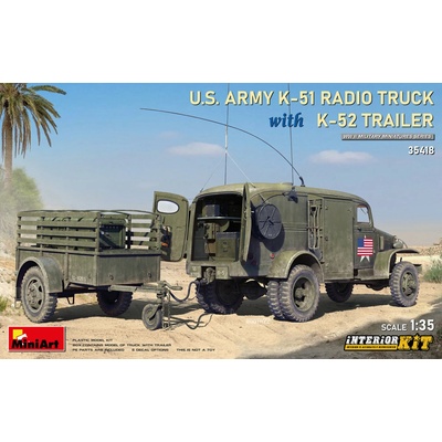 MiniArt US Radio Truck K-51 with trailer K-52 1:35
