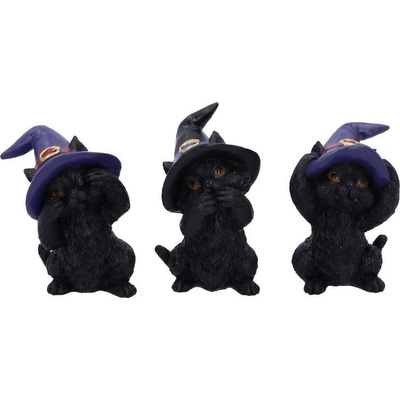 Nemesis Now Комплект статуетки Nemesis Now Adult: Humor - Three Wise Familiars, 9 cm (U5487T1)