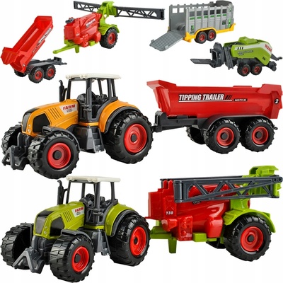 Kruzzel Sada zemědělských strojů Farma 6 ks
