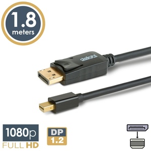 Delight DisplayPort - Mini Displayport кабел 1, 8 м V1.2 (20336A) (20336A)