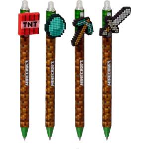 Minecraft Химикал с гума Minecraft, 4 вида, Асортимент (PEN275)