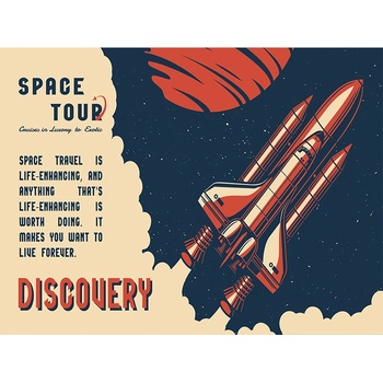 Ceduľa Vesmír Edition - Discovery