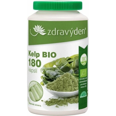 Zdravý den Kelp BIO 180 kapsúl