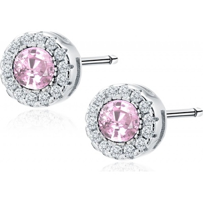 Lafira stříbrné náušnice Round Rose Z1128LP