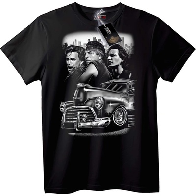 NOONEBRAND Тениска Fast & Furious с кола - S, Black