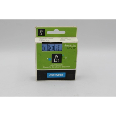Dymo 40916 černý tisk/modrý podklad, 7m, 9mm