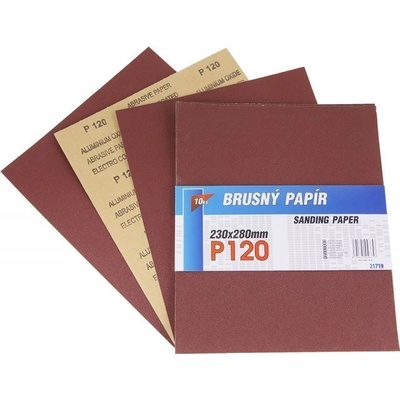 Papír brusný 230x280mm P120 10ks