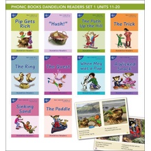 Phonic Books Dandelion Readers Set 1 Units 11-20 Two-Letter Spellings Sh, Ch, Th, Ng, Qu, Wh, -Ed, -Ing, Le: Decodable Books for Beginner Readers Tw